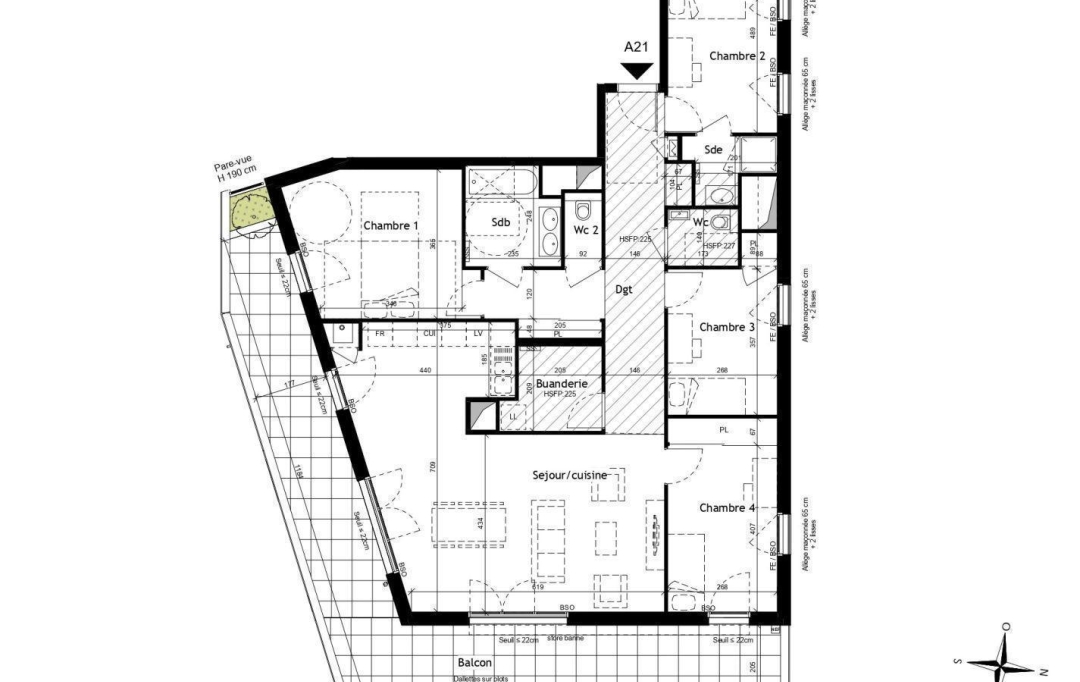 Annonces LYON 9EME : Appartement | LYON (69009) | 130 m2 | 610 000 € 